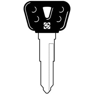 CHIAVE AUTO YAMAHA YH28BP SILCA - ACCIAIO NICHELATO- 5 pezzi