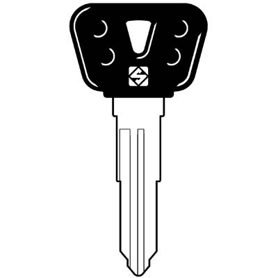 CHIAVE AUTO YAMAHA SUZUKI YH30RBP SILCA - ACCIAIO NICHELATO- 5 pezzi