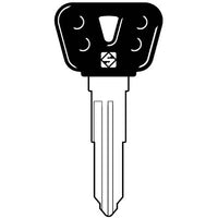 CHIAVE AUTO YAMAHA SUZUKI YH30RBP SILCA - ACCIAIO NICHELATO- 5 pezzi