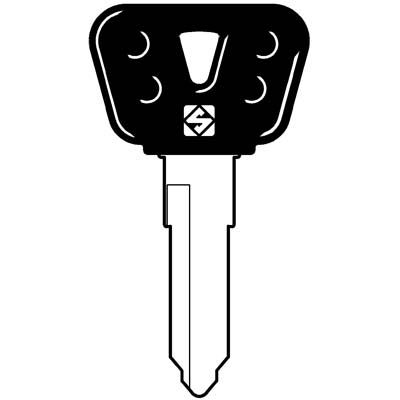 CHIAVE AUTO YAMAHA YH31RBP SILCA - ACCIAIO NICHELATO- 5 pezzi