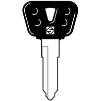 CHIAVE AUTO YAMAHA YH31RBP SILCA - ACCIAIO NICHELATO- 5 pezzi