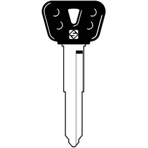 CHIAVE AUTO YAMAHA YH35BP SILCA - ACCIAIO NICHELATO- 5 pezzi