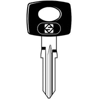 CHIAVE AUTO MERCEDES SMART YM23P SILCA - ACCIAIO NICHELATO- 5 pezzi