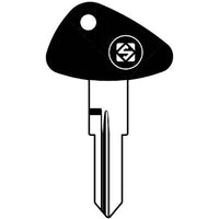 CHIAVE AUTO BMW ZD28RFP SILCA - OTTONE NICHELATO- 5 pezzi