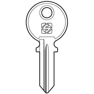 CHIAVE AUTO CITROEN PEUGEOT MASERATI  RO10 SILCA - ACCIAIO NICHELATO- 5 pezzi