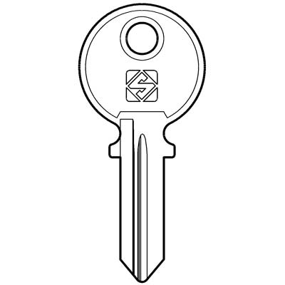 CHIAVE AUTO CITROEN PEUGEOT MASERATI  RO10 SILCA - ACCIAIO NICHELATO- 5 pezzi