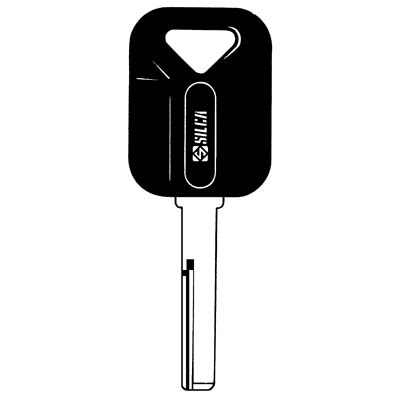 CHIAVE AUTO VOLVO HU56RP SILCA  OTTONE NICHELATO