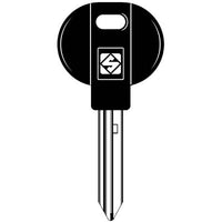 CHIAVE AUTO CITROEN SX10BP SILCA  ACCIAIO NICHELATO