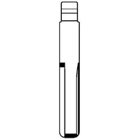 CHIAVE FLIP AUTO OPEL HU43CH SILCA  OTTONE NICHELATO