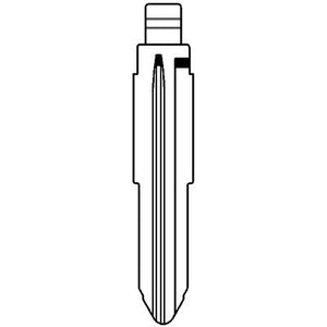 CHIAVE FLIP AUTO MITSUBISHI MIT8CH SILCA  OTTONE NICHELATO