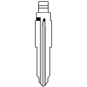 CHIAVE FLIP AUTO MITSUBISHI MIT11RCH SILCA  OTTONE NICHELATO