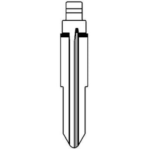 CHIAVE FLIP AUTO SSANGYONG SSY3CH SILCA  OTTONE NICHELATO