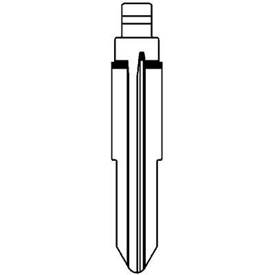 CHIAVE FLIP AUTO SSANGYONG SSY3CH SILCA  OTTONE NICHELATO