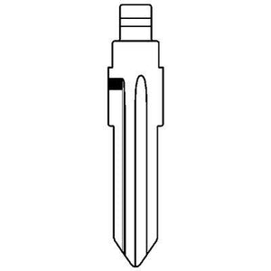 CHIAVE FLIP AUTO OPEL YM28CH SILCA  OTTONE NICHELATO