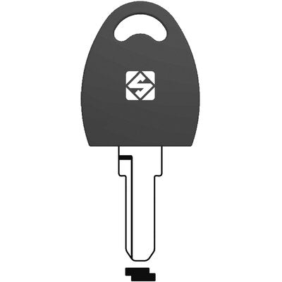 CHIAVE PUNZONATA MERONI RC26RP SILCA - OTTONE NICHELATO- 5 pezzi