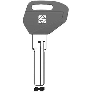 CHIAVE PUNZONATA EUROLOCKS EU17AP SILCA - OTTONE NICHELATO- 5 pezzi