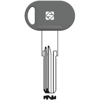 CHIAVE PUNZONATA MOTTURA MT10RAP SILCA - OTTONE NICHELATO- 5 pezzi