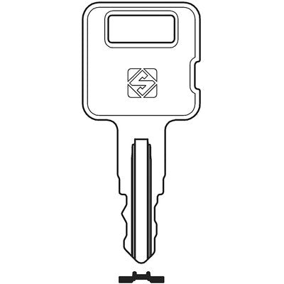 CHIAVE AUTO CATERPILLAR CTR2R SILCA - ACCIAIO NICHELATO- 10 pezzi