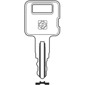 CHIAVE AUTO CATERPILLAR CTR2R SILCA - ACCIAIO NICHELATO- 10 pezzi