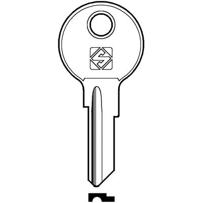 CHIAVE AUTO BRIGGS&STRATTON CY13R SILCA - ACCIAIO NICHELATO- 5 pezzi