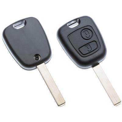 GUSCIO CHIAVE AUTO CITROEN PEUGEOT VA2RS2 SILCA  PULSANTI 2