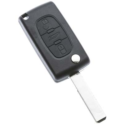 GUSCIO CHIAVE AUTO CITROEN HU83BRS8 SILCA  PULSANTI 3