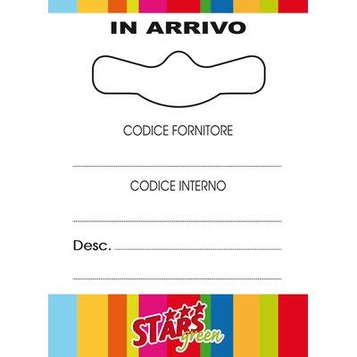 SEGNAPOSTO GANCIO STARS - CF=PZ 100- 1 confezioni