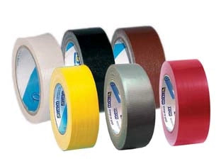 NASTRO TELATO- - mm.38x2,7mt. colore bianco - 8 blister