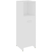 Armadio da Bagno | Mobile da Bagno Bianco 30x30x95 cm in Legno Multistrato