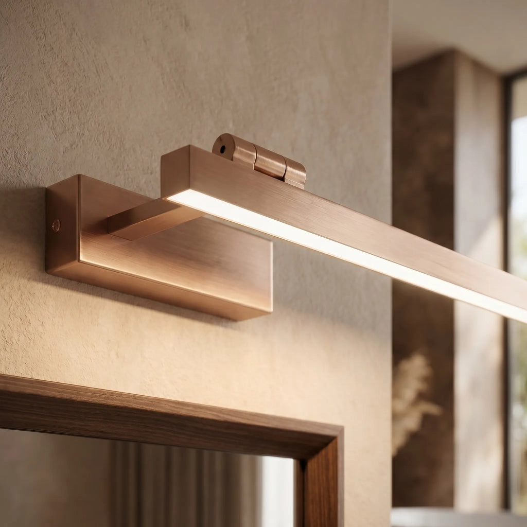Applique Da Bagno Led Swe039-1w 80cm Brush Copper