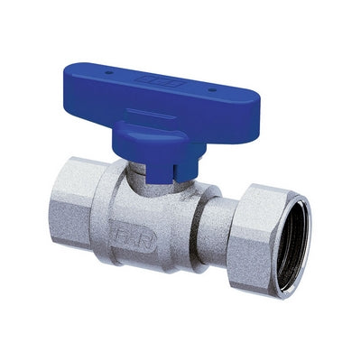 VALVOLA D'INTERCETTAZIONE A SFERA F-F CROMATA CON CALOTTA MOBILE- 1/2 - 3/4- FAR- pezzi 1