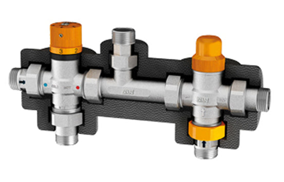 GRUPPO PER IMPIANTO SOLARE CON INTEGRAZIONE TERMICA E DEVIATORE- 3/4- FAR- pezzi 1
