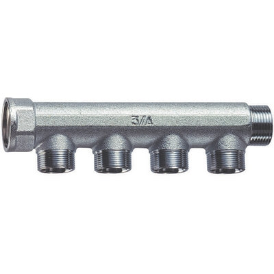 COLLETTORE CROMATO A 4 DERIVAZIONI  (FAR)- M.F. 3/4- FAR- pezzi 1