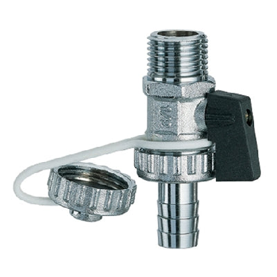 RUBINETTO DI SCARICO CALDAIA CROMATO- 1/2- FAR- pezzi 1