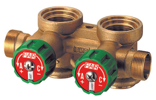 COLLETTORE COMPLANARE COMPONIBILE CON VALVOLE GIALLE SINISTRO (FAR)- 3/4- FAR- pezzi 1