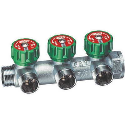 COLLETTORE 3 DERIVAZIONI ATTACCO M.F. (FAR)- 3/4- FAR- pezzi 1