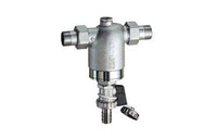 FILTRO PER IMPIANTI SANITARI CON ATTACCHI MANOMETRO MM CROMO- 1/2- FAR- pezzi 1