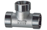 RACCORDO A T  3 MONOCONI CROMATO PER RAME (FAR)- 1/2 (24 x 19)- FAR- pezzi 1