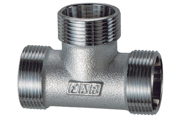 RACCORDO A T  3 MONOCONI CROMATO PER RAME (FAR)- 1/2 (24 x 19)- FAR- pezzi 1