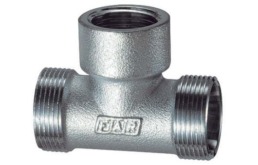 RACCORDO A T FEMMINA 2 MONOCONI CROMATO PER RAME (FAR)- 1/2- FAR- pezzi 1