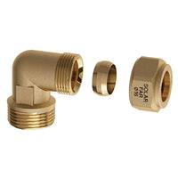 GOMITO MASCHIO CON TENUTA METALLICA PER IMPIANTI SOLARI- 3/4 - Diam. 16- FAR- pezzi 1