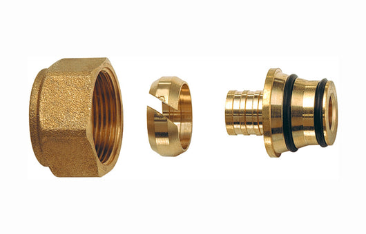 KIT PER TUBO MULTISTRATO 24x19 CALOTTA GIALLA- Diam. 18 x 2.5- FAR- pezzi 1