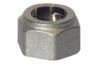 CALOTTA CROMATA IN OTTONE STAMPATO PER ATTACCHI RAME  (FAR)- Diam. 16- FAR- pezzi 1