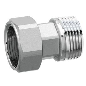 RACCORDO DI GIUNZIONE IN OTTONE CROMATO CON CALOTTA MOBILE- 3/4- FAR- pezzi 1