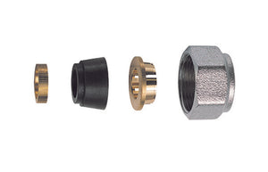 KIT DI TENUTA IN GOMMA A COMPRESSIONE PER TUBO RAME IN 4 PZ (FAR)- Diam. 12- FAR- pezzi 1