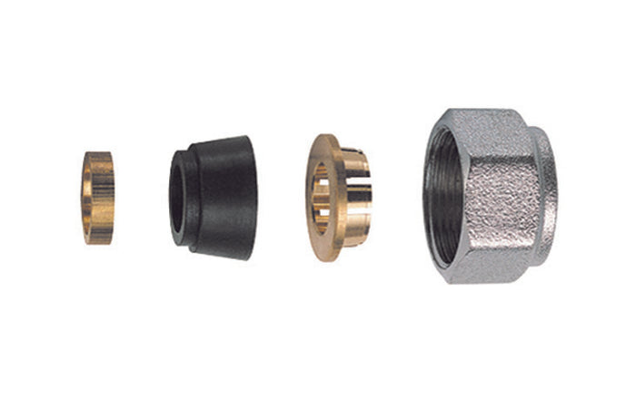 KIT DI TENUTA IN GOMMA A COMPRESSIONE PER TUBO RAME IN 4 PZ (FAR)- Diam. 12- FAR- pezzi 1