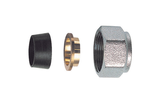 KIT DI TENUTA IN GOMMA A COMPRESSIONE PER TUBO RAME IN 3 PZ (FAR)- Diam. 16- FAR- pezzi 1