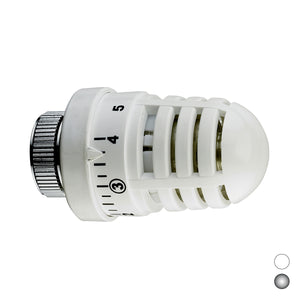 TESTA TERMOSTATICA CON SENSORE A LIQUIDO- Bianco- S.F.- pezzi 1