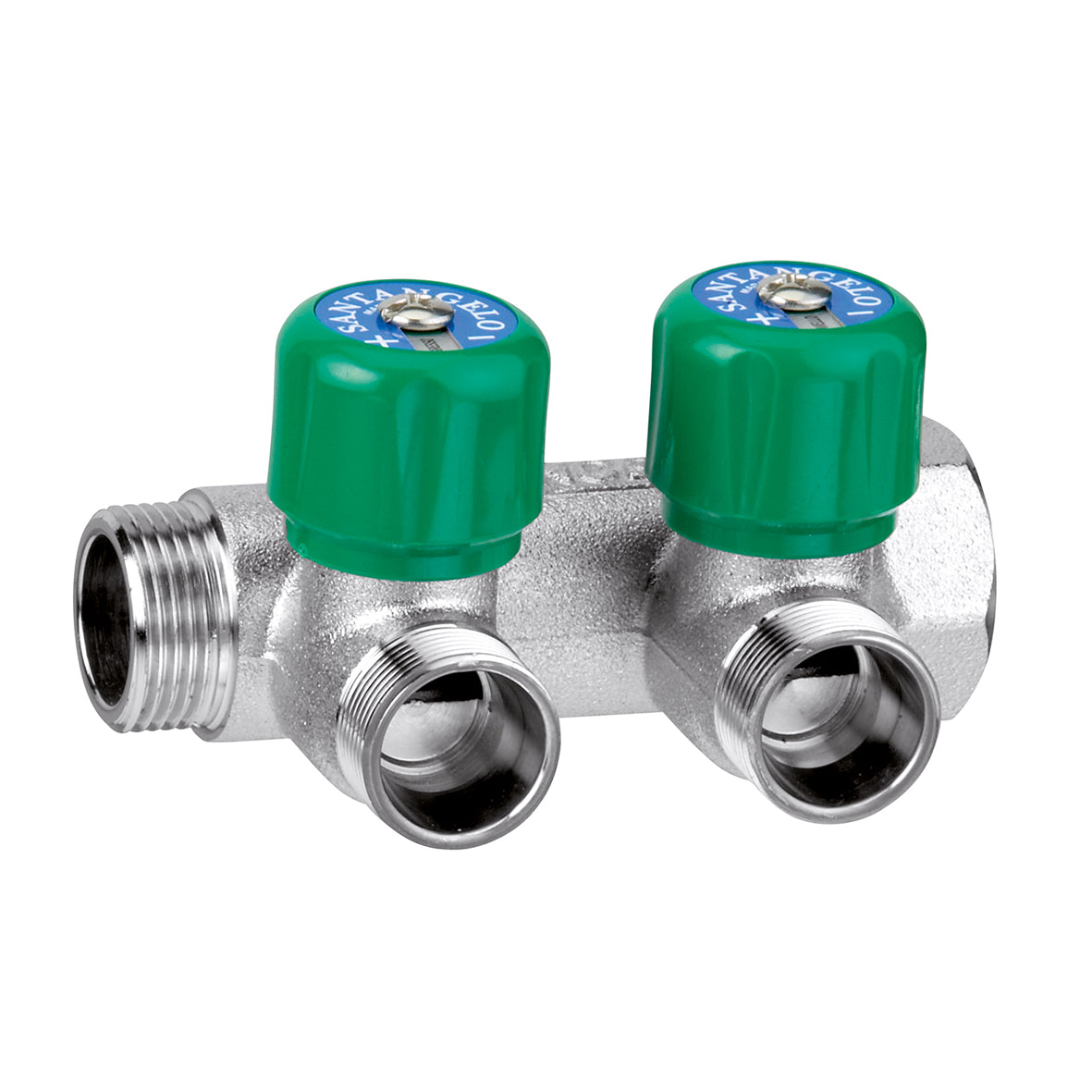 COLLETTORE 2 DERIVAZIONI  M.F. REGOLABILI- 3/4- S.F.- pezzi 1