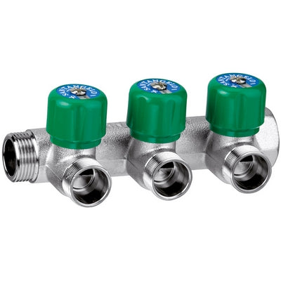 COLLETTORE 3 DERIVAZIONI  M.F. REGOLABILI- 3/4- S.F.- pezzi 1